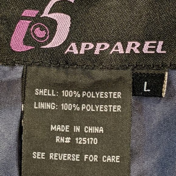 I 5 Apparel Woman's Las Vegas Embroidered Windbreaker Jacket. Size L. - Picture 12 of 13